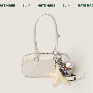 [TẶNG KÈM CHARM] Túi Xách Đeo Vai Nữ MATE MADE Slim - Dáng Chữ Nhật Dài - Da PU Cao Cấp