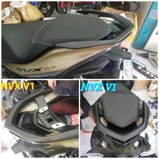 Lắp cản sau NVX V1 - Tay dắt Nouvo cho NVX V1
