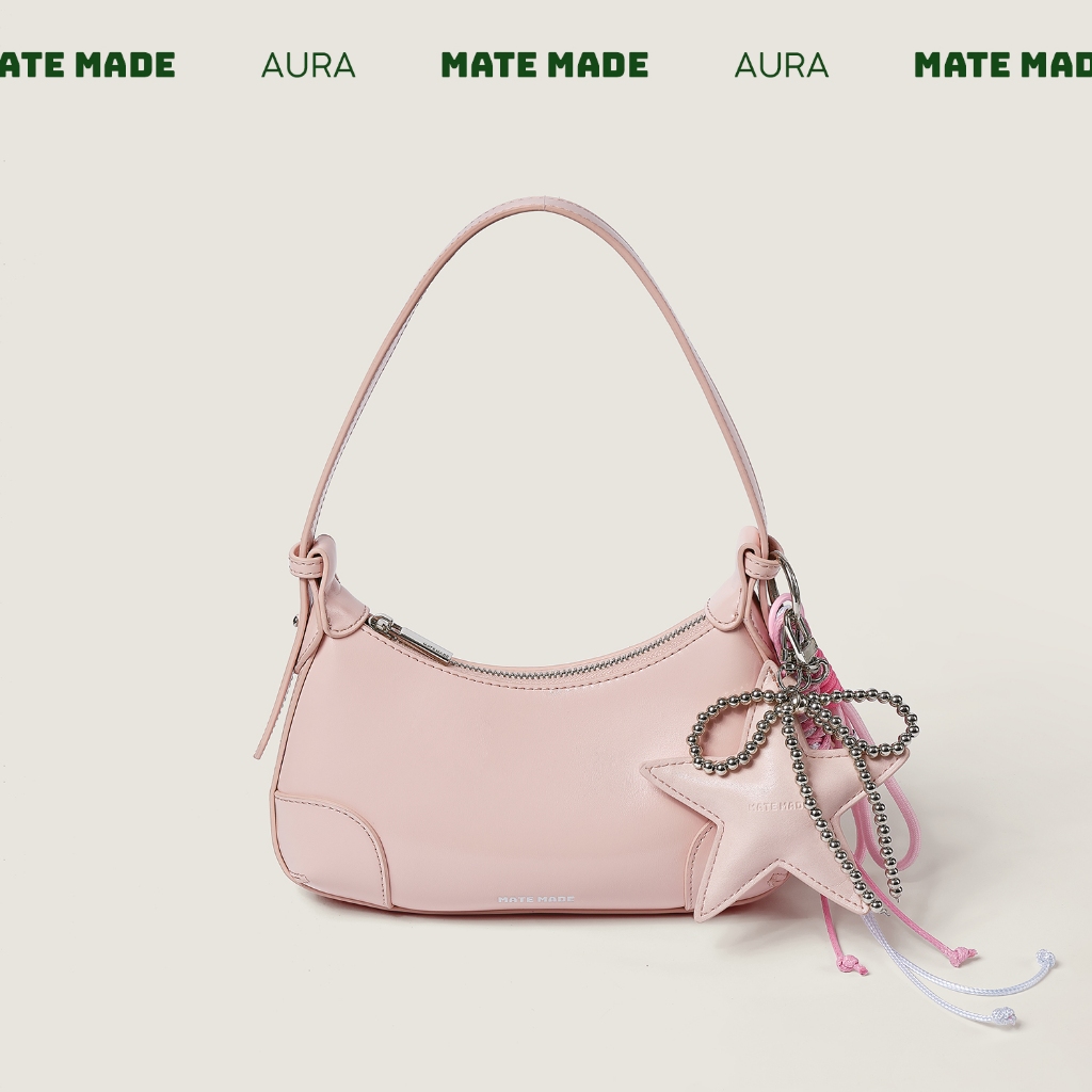[DEAL ĐỘC QUYỀN LIVESTREAM] Túi Xách Đeo Vai Nữ MATE MADE Aura - Dáng Hobo Viền Tròn - Da PU Mịn | BigBuy360 - bigbuy360.vn