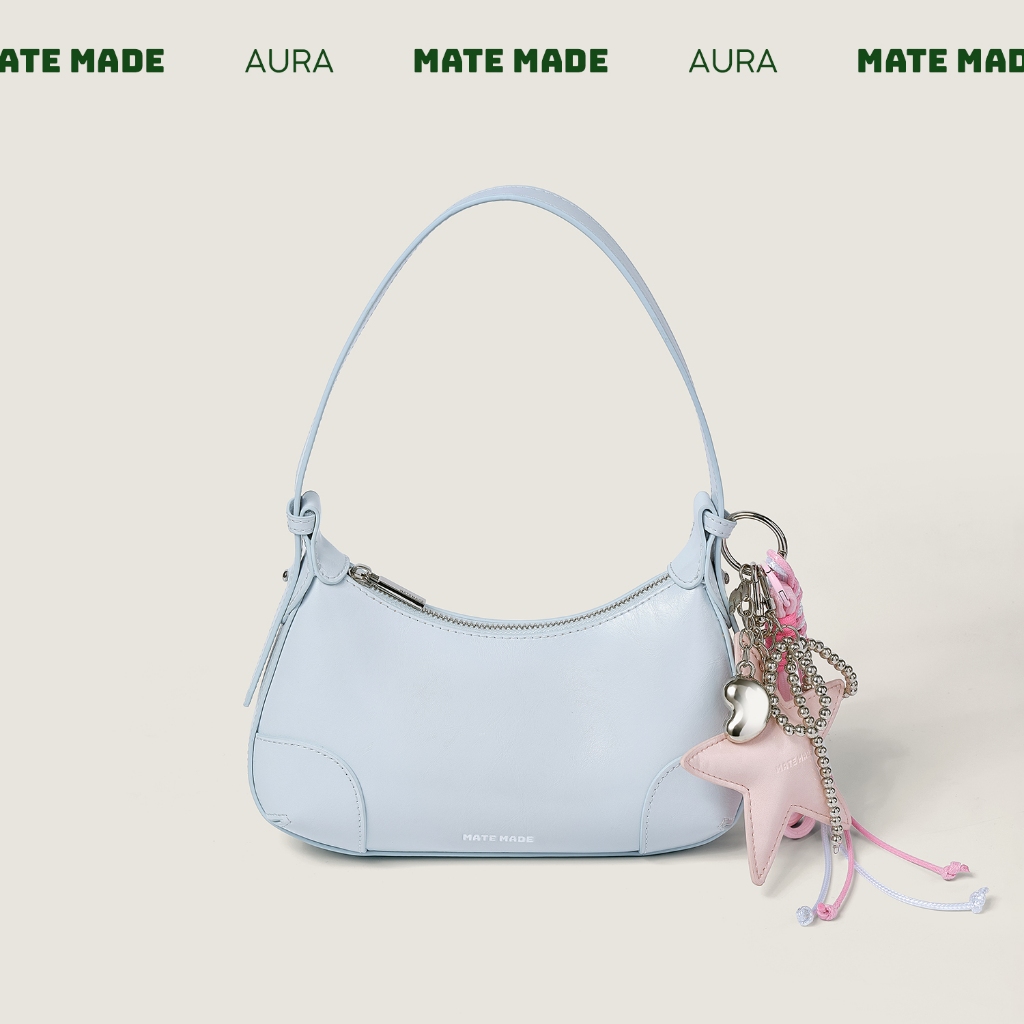 [DEAL ĐỘC QUYỀN LIVESTREAM] Túi Xách Đeo Vai Nữ MATE MADE Aura - Dáng Hobo Viền Tròn - Da PU Mịn | BigBuy360 - bigbuy360.vn
