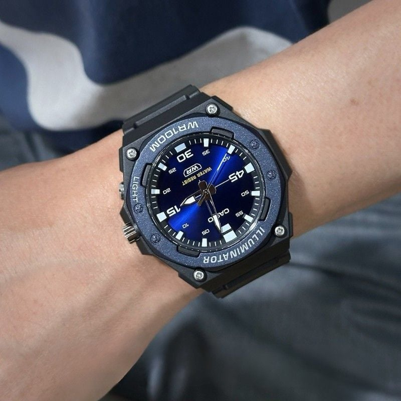 Đồng Hồ Nam Casio MW-620H-2AVDF Màu Đen Mặt Kính Nhựa 48.1mm Chống Nước Dây Nhựa Chính Hãng | BigBuy360 - bigbuy360.vn