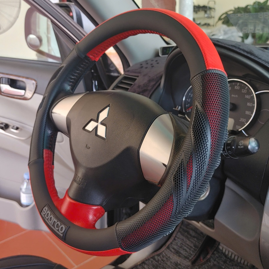 Bọc vô lăng Sparco chính hãng italia chất lượng cao dành cho xe hơi, bán tải, xe tải nhỏ size 38cm - Đủ các mã