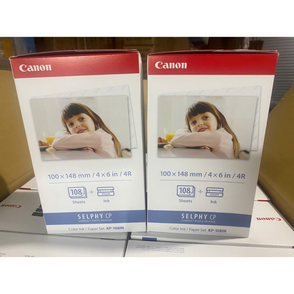 Giấy in ảnh Canon KP 108IN gồm 3 băng mực + 108 tờ