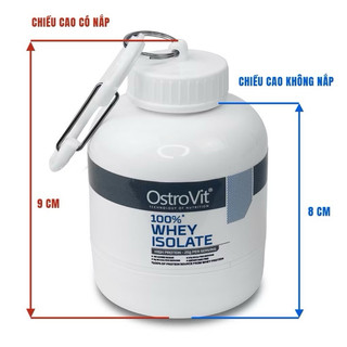 Móc khoá hộp đựng bột whey Ostrovit Whey Isolate