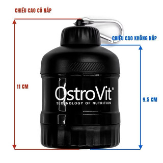 Móc khoá hộp đựng bột whey Ostrovit Whey Isolate
