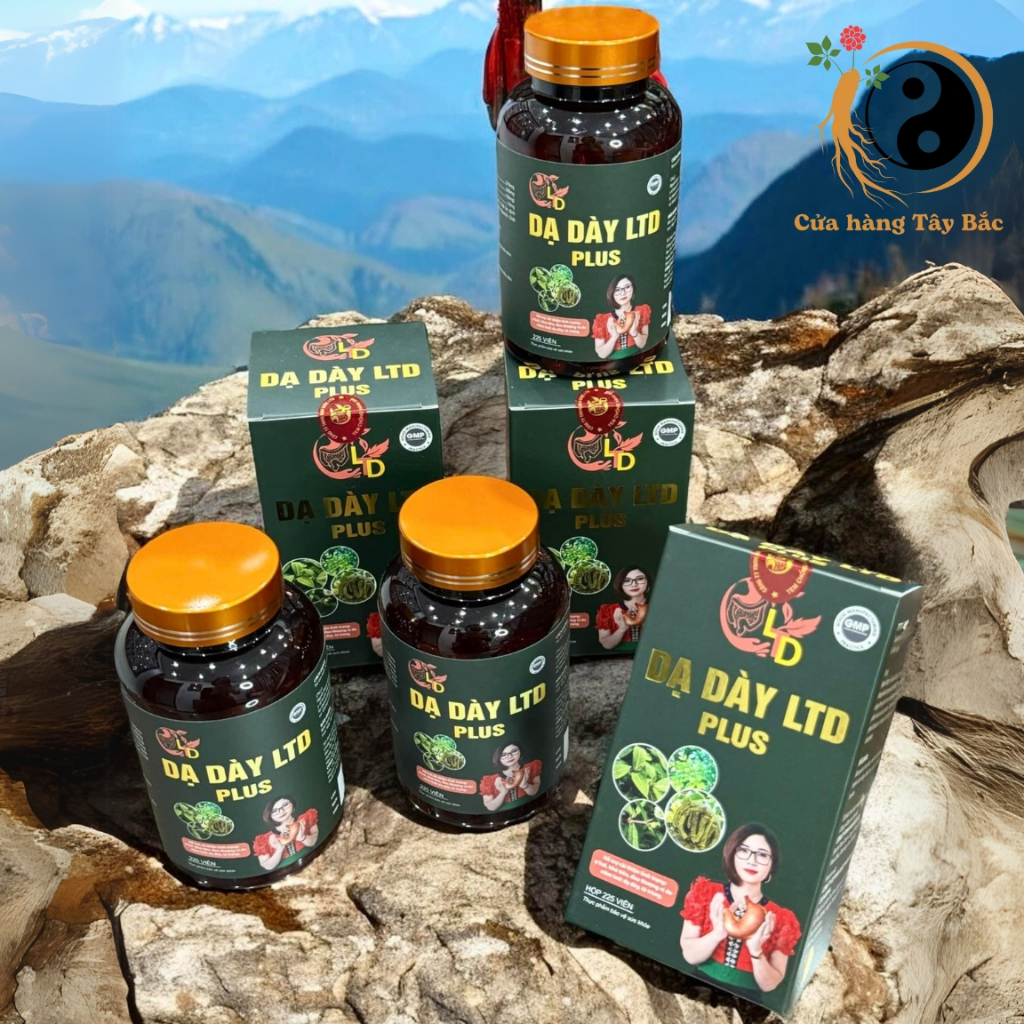 Dạ dày đại tràng LTD, Dạ dày LTD Plus ( bao bì túi zip, lọ nhựa) phân phối chính hãng LTD, L.T.D, Lò