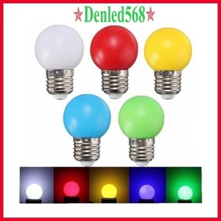 Bóng led bulb chanh 1w tròn nhiều màu chống nước trang trí caffe ngoài trời sân vườn