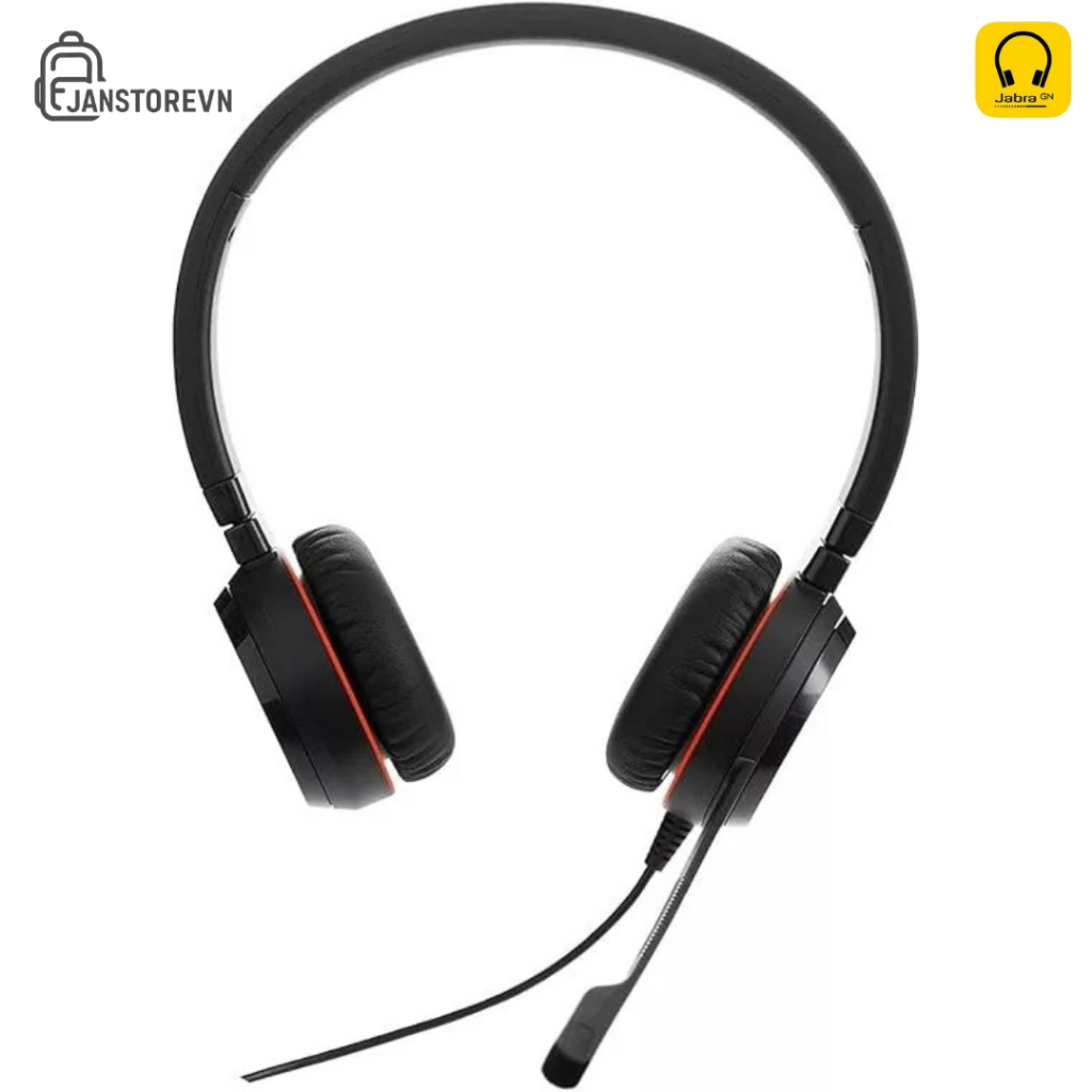 Jabra Evolve 20 MS Stereo (USB-A) - Hàng BH Chính Hãng VN