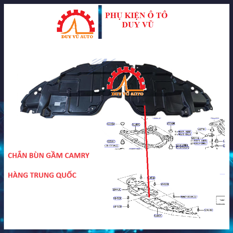 XE CAMRY CHẮN BÙN GẦM MÁY TOYOTA CAMRY ĐỜI 2007-2013