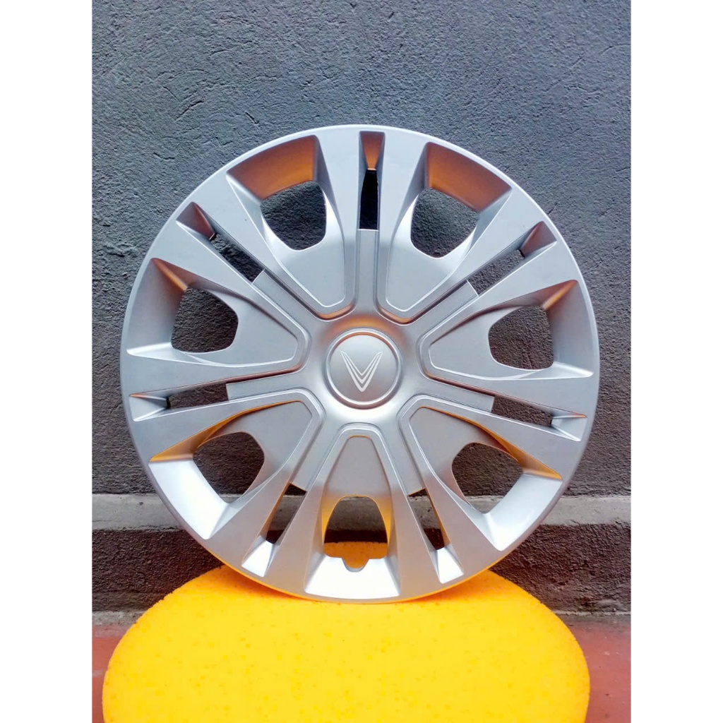 Ốp mâm VF3  và VF5s - ốp trang trí chụp mâm xe ô tô vành sắt - lazang R16 inch - ốp vf3 + vf5  cỡ lố