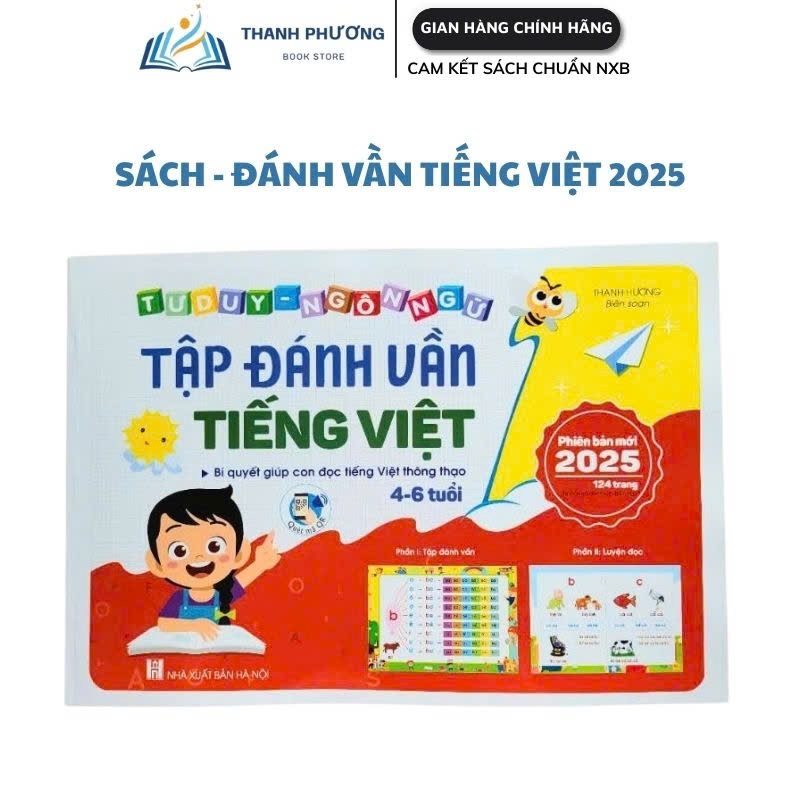 Sách - Tập đánh vần Tiếng Việt Phiên Bản 2025