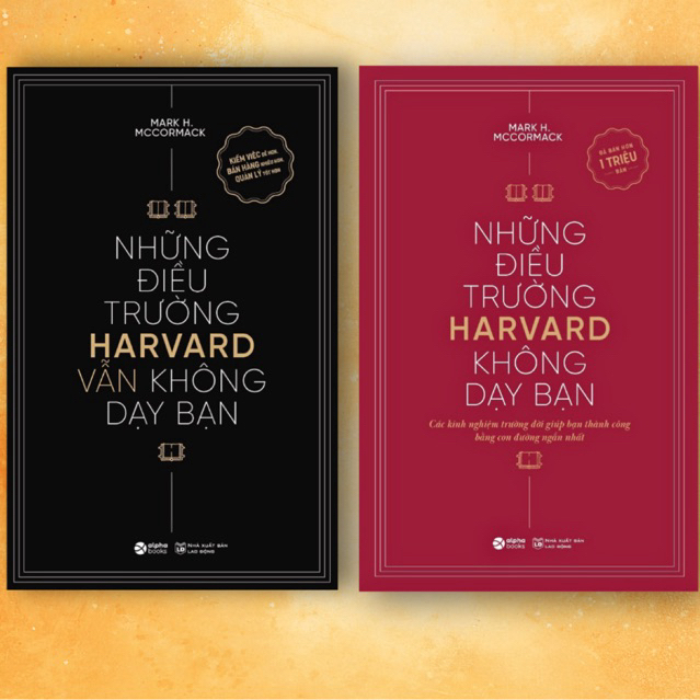 Lẻ/Combo Sách Những Điều Trường Harvard Không Dạy Bạn + Những Điều Trường Harvard Vẫn Không Dạy Bạn