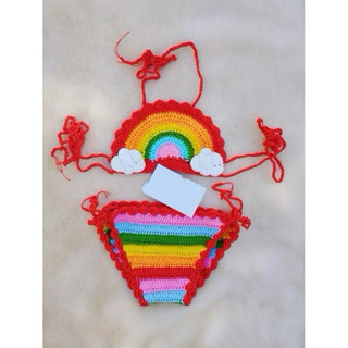 Bikini Len Cho Bé |Đồ Bơi Handmade Cho Bé Diện Hè