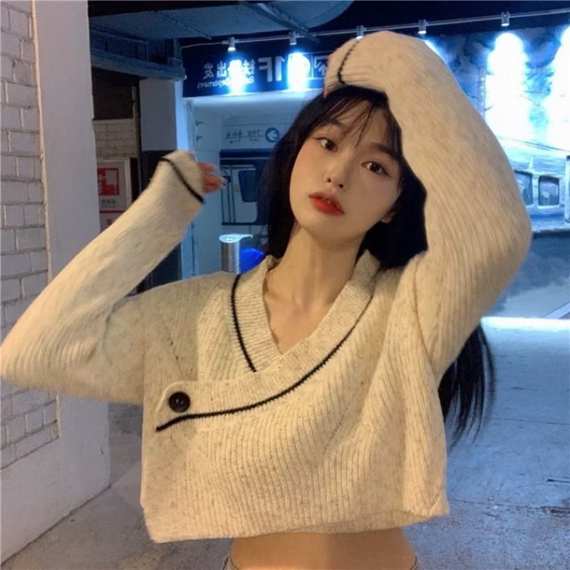 Áo cardigan croptop