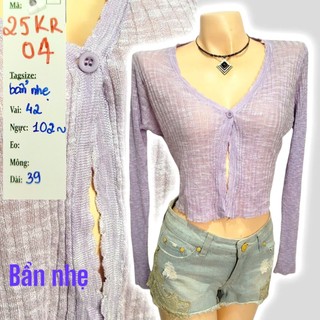 Áo khoác ren, voan mỏng CROPTOP (2hand)