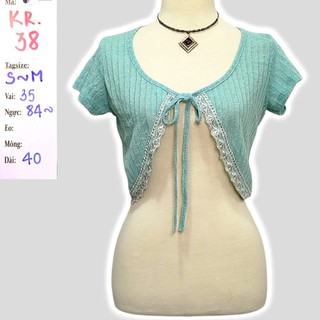 Áo khoác ren, voan mỏng CROPTOP (2hand)