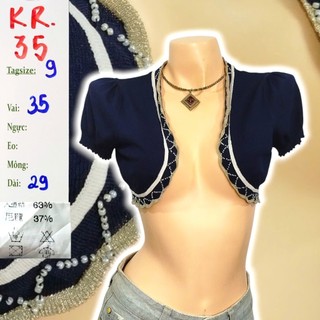 Áo khoác ren, voan mỏng CROPTOP (2hand)