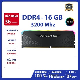 Ram PC Corsair Vengeance RGB RS 16GB 3200MHz DDR4 CMG16GX4M1E3200C16