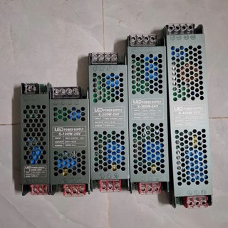 Nguồn tổ ong 24V, nhỏ, dẹp, dễ lắp đặt, công suất: 60W 100W 200W. 300W, 400W,  sử dụng cho LED dây. Bảo hành 12 tháng