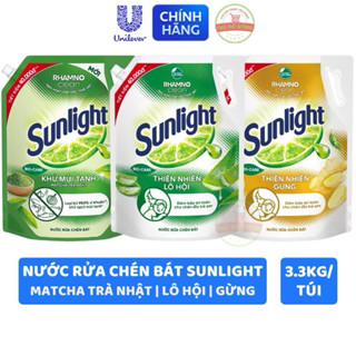 Nước Rửa bát Sunlight túi 3.3kg Thiên Nhiên