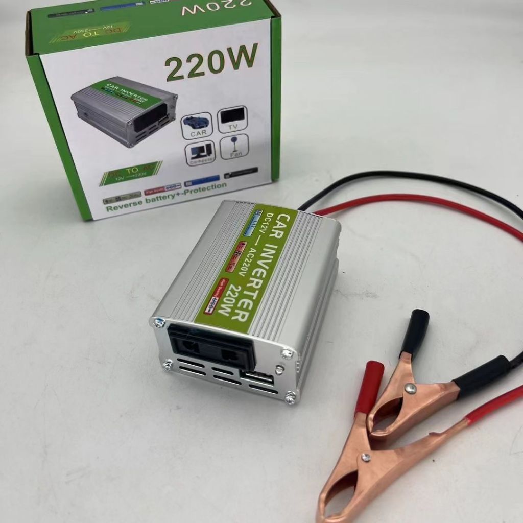 Chuyển nguồn 12V sang 220V ~ 220W, Bộ kích điện 12v lên 220v Jongfa