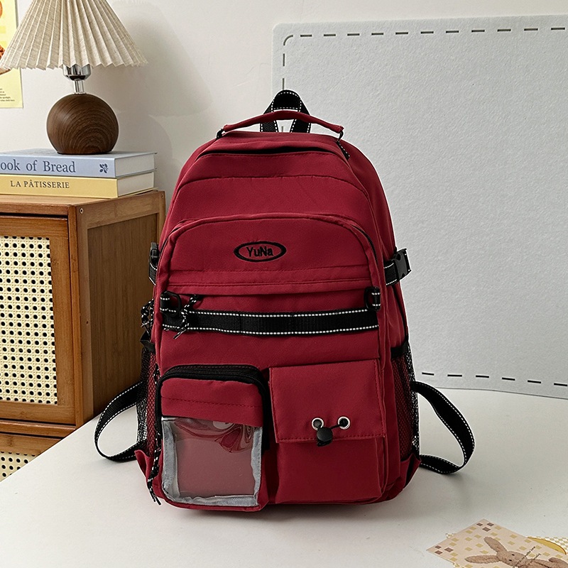 Balo đi học nam nữ cặp đi học cấp 2 3 balo thời trang Hàn Quốc