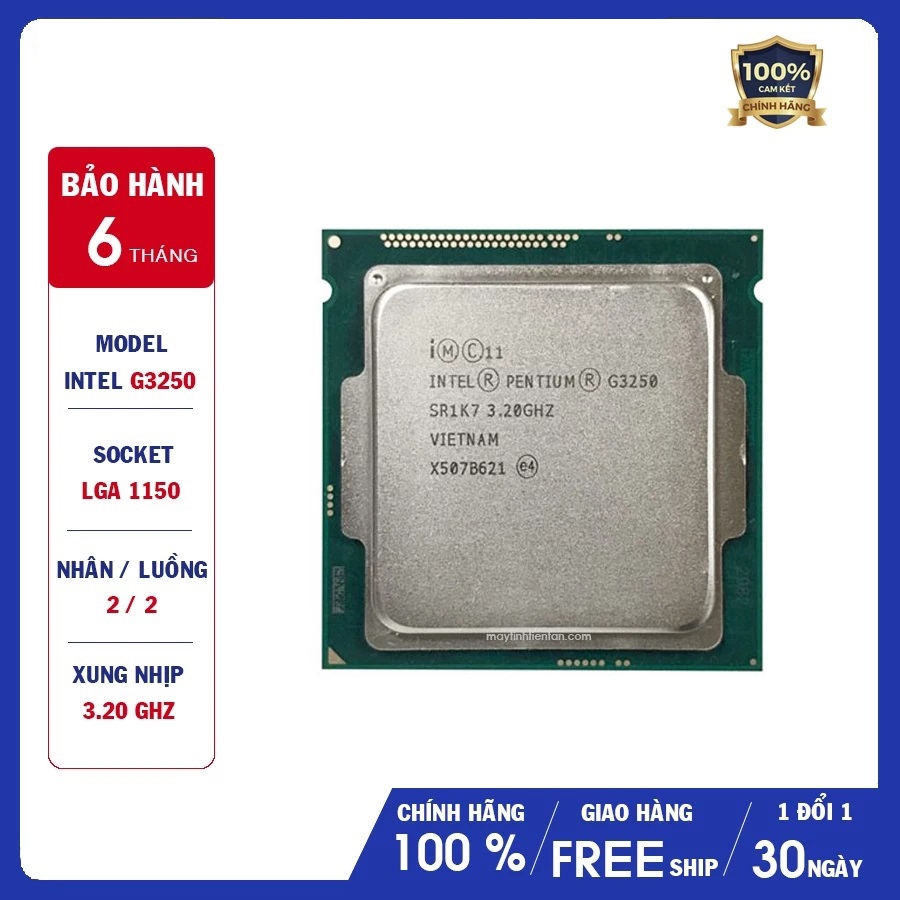 CPU Intel Pentium G3250 (3.20 GHz) đẹp chính hãng