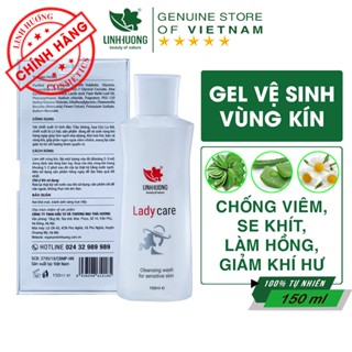Lady Care Linh Hương Dung dịch vệ sinh phụ nữ trầu không sẽ khít làm hồng vùng kín 150ml