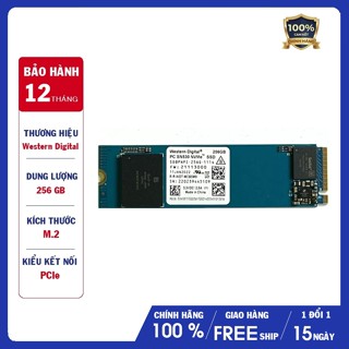  Ổ cứng SSD Western Digital PC SN530 256GB SDBPNPZ-256G-1114 M.2 PCle NVMe 