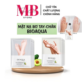 Mặt Nạ Dưỡng Ẩm , Ủ Tay Chân Tinh Chất Quả Bơ Bioaqua, Giúp Làm Mềm Mịn Da, Cấp Ẩm, Ngừa Nứt Nẻ Rạn Da