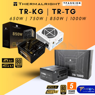 Nguồn PSU THERMALRIGHT TR-KG850 KG750 KG650 TG-1000 (650-1000W 80 Plus Gold Full Modular)-Chính hãng