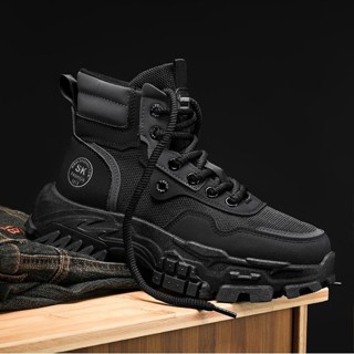  Giày Nam Quảng Châu 3251 Bốt Nam Martin Phong Cách Retro Anh Quốc - Giày Nam Thời Trang Giày Da Chống Thấm Nước 