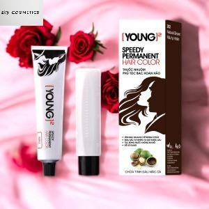 [DÀNH CHO TÓC BẠC] Kem nhuộm phủ bạc tại nhà YOUNG Việt Nam lên màu chuẩn 60gx2
