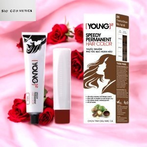 [DÀNH CHO TÓC BẠC] Kem nhuộm phủ bạc tại nhà YOUNG Việt Nam lên màu chuẩn 60gx2