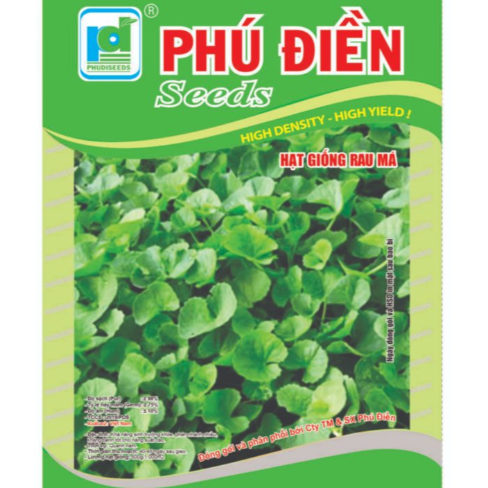 Hạt giống Rau Má Ta Lá Nhỏ_Rau Má Đồng lá xẻ 1gr