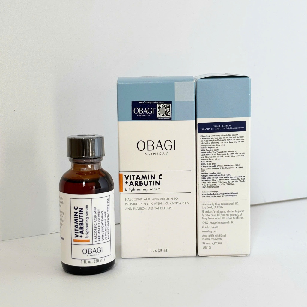 [HÀNG CÔNG TY] Serum Trắng Da 0BAGI Clinical Vitamin C + Arbutin Brightening 30ml (SALE EXP 18/08/20