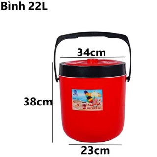 Phích tròn đựng đá viên, giữ nhiệt, đồ nóng, lạnh 7 Lít, 10 lít, 15 lít ,22 lít, 28 lít,VIỆT NHẬT