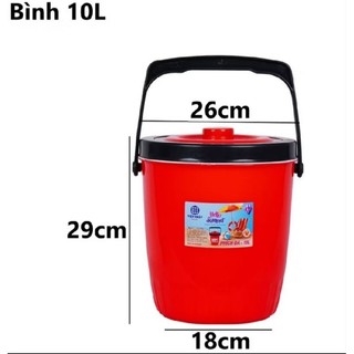 Phích tròn đựng đá viên, giữ nhiệt, đồ nóng, lạnh 7 Lít, 10 lít, 15 lít ,22 lít, 28 lít,VIỆT NHẬT