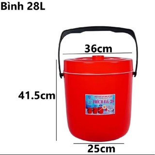 Phích tròn đựng đá viên, giữ nhiệt, đồ nóng, lạnh 7 Lít, 10 lít, 15 lít ,22 lít, 28 lít,VIỆT NHẬT