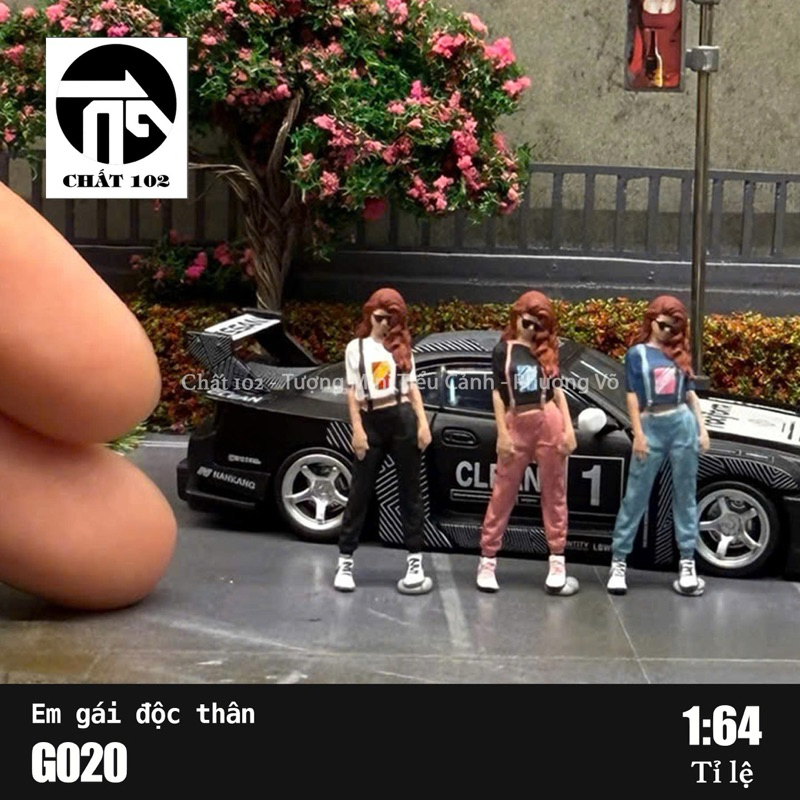 Mô hình Figure nữ 1/64 - Mô hình Em gái độc thân 1:64