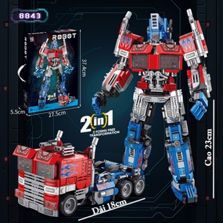  Bộ Đồ Chơi Xếp Hình Mô Hình RoBot Biến Hình Transformer 805 Mảnh - Bumblebe Lắp Ráp Robot Người Máy Biến Hình 