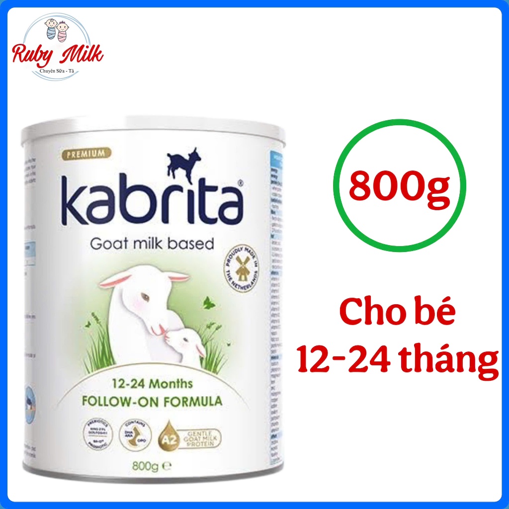 [Date 12.2026] Sữa Dê Kabrita số 2 Lon 800g Cho bé 12-24 Tháng