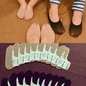 Set 10 Đôi Tất Hài, Tất lười Da Chân Vớ đi giày cho cả mẹ và bé