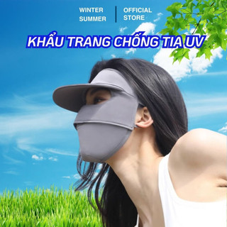 (Hot Trend)Khẩu Trang Chống Nắng chống tia UV, Mặt nạ vải lụa mềm mịn thích hợp đánh golf,chơi pickleball giới trẻ