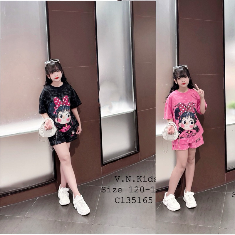 [DOKID] QA38-Bộ loang Cô gái vừa chất vừa xinh ( 20kg - 45kg )