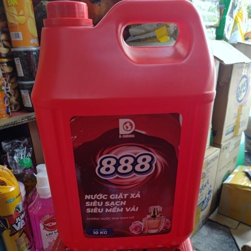 Nước giặt xã 888 siêu sạch, sêu mềm vải 10kg