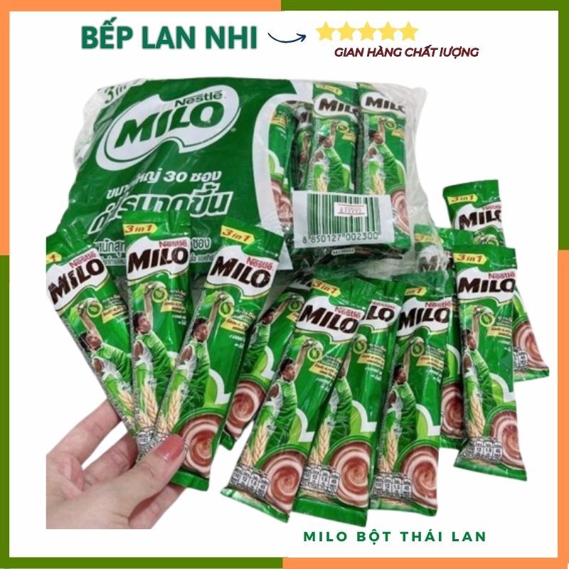 Milo bột Thái Lan bịch 48 gói date mới