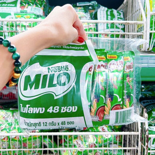 Milo bột Thái Lan bịch 48 gói date mới