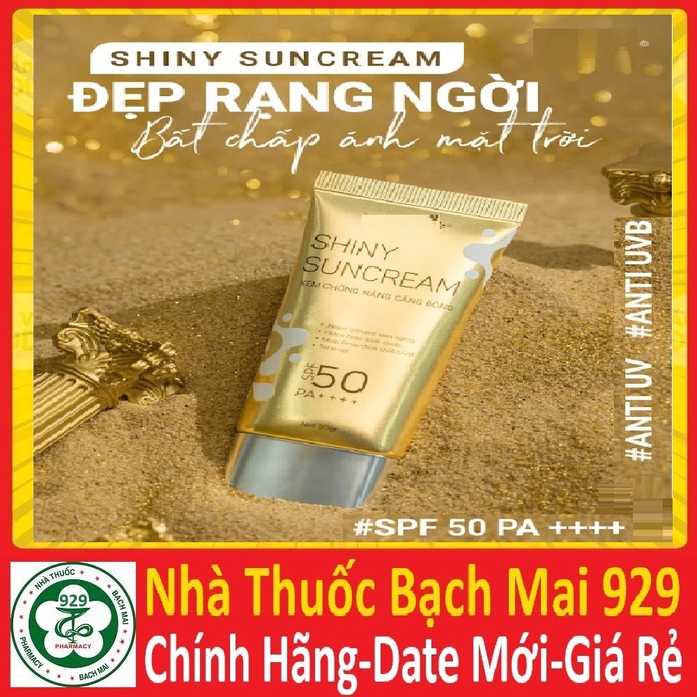 [MELASMA] COMBO kem chống nắng Shiny SunCream Kem Chống Nắng Căng Bóng & Laco Luxury Sun Cream