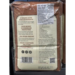 Bột mì nguyên cám Bob's Red Mill (2.27kg)